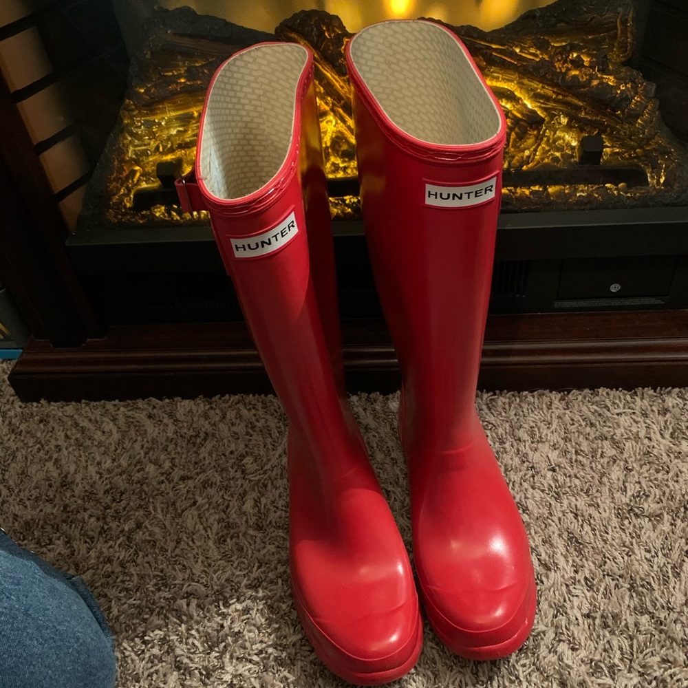 Tall Red Hunter Boots